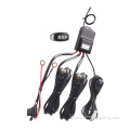 China High Quality Remote Control Wiring Harness 2 Light Beads Rgb Led Rock Lights With Remote Controller Manufactory